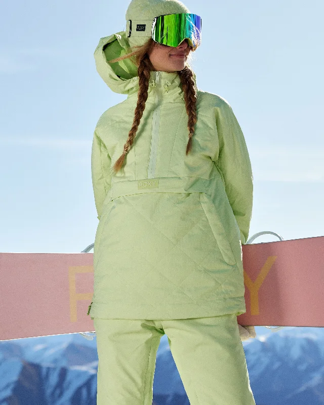 Don't Wait Radiant Lines Overhead Snow Jacket - Butterfly