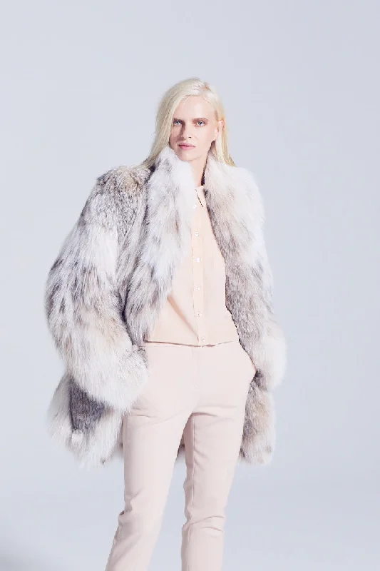 Price Drop Alert Josia Canadian Lynx Fur Jacket