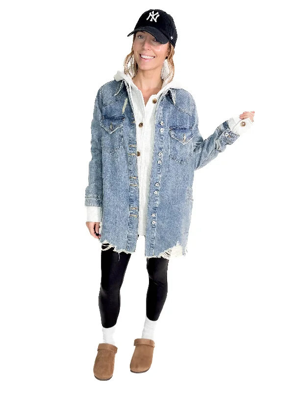 Value Deals Benton Distressed Denim Jacket