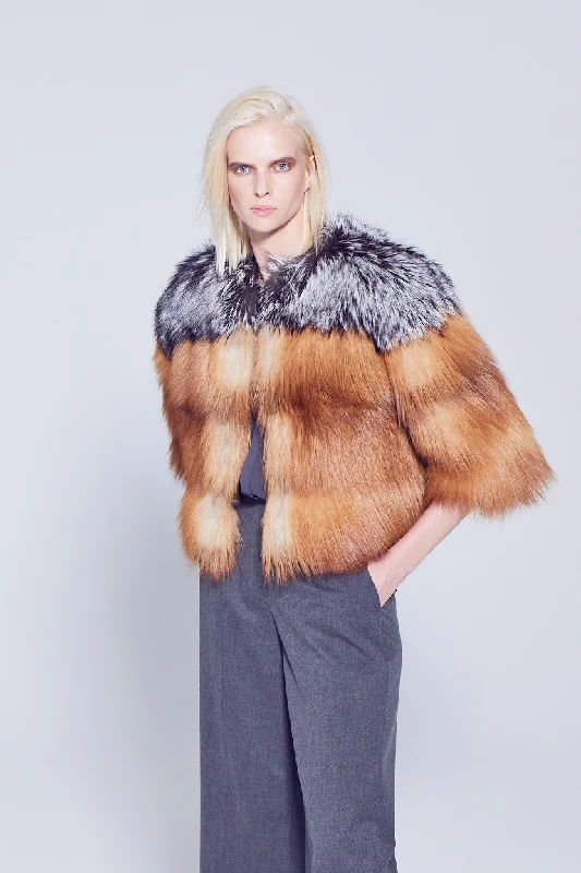 YEAR-End Clearance Marnie Fox Fur Bolero