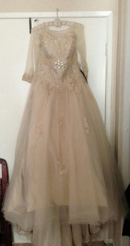 Final Sale Other Light In The Box A-Line Princess Bateau Sweep Brus