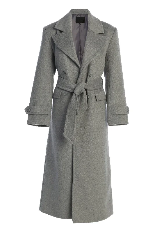 Limited Time Offer Grey Rain Or Shine Longline Coat