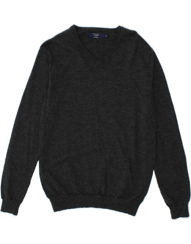Referral Discount J. CREW Womens V-Neck Jumper Sweater UK 14 Medium Black