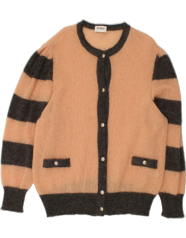 Closeout MARZ Womens Cardigan Sweater UK 18 XL Pink Striped