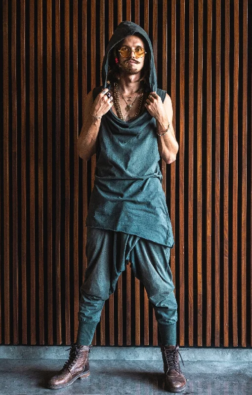 Price Reduction NOMAD Organic Cotton - Boho Ninja Assassin Summer Sleeveless T-shirt