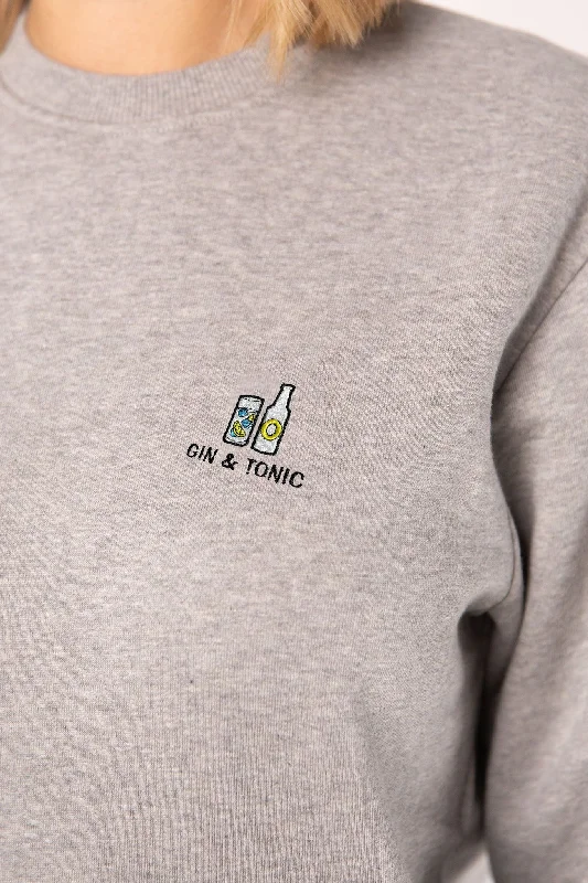 Hurry In TAILORED TASTES Gin Tonic | Bestickter Bio-Baumwoll Unisex Pullover