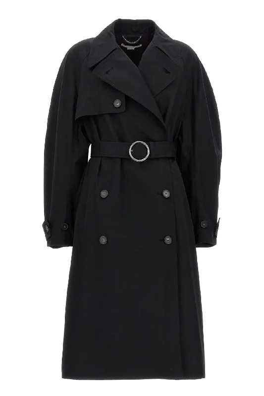 Epic Deals Stella McCartney Double Breasted Iconic Trench - Black