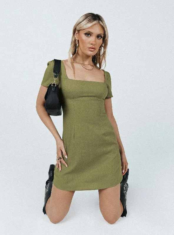 Extra Savings Hastings Mini Dress Khaki