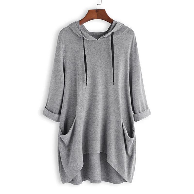 Now or Never Long Sleeve Solid Hoody