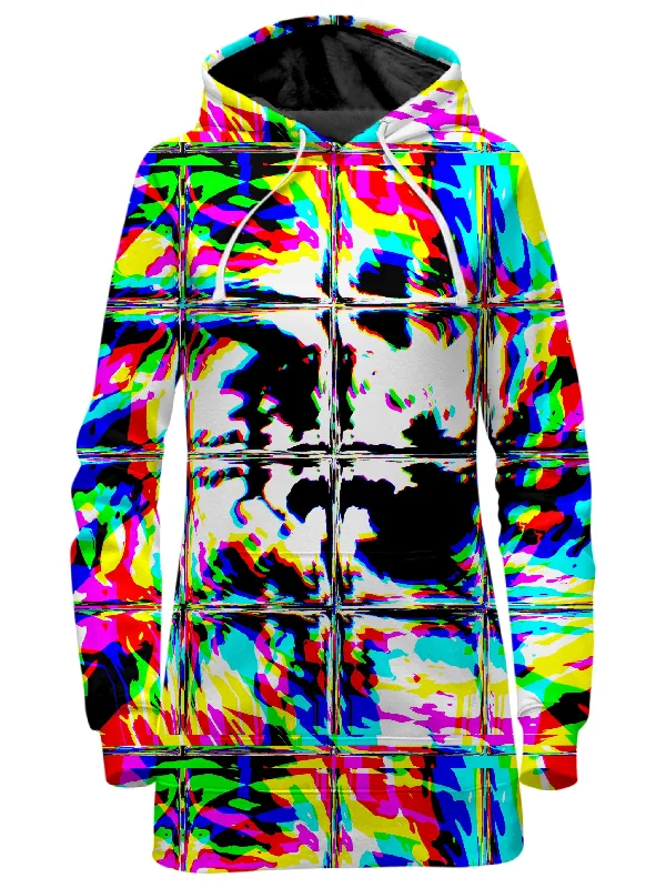 Markdown Madness Rave Glitch Og Hoodie Dress