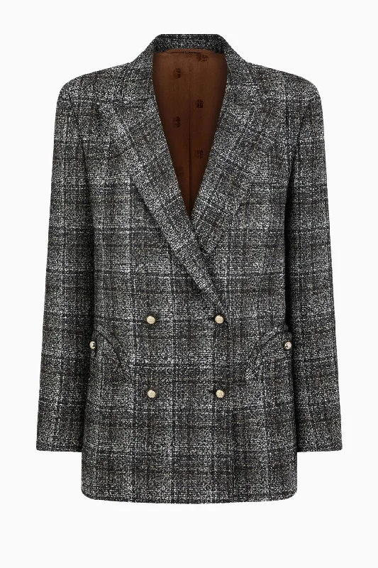 While Supplies Last Blazé Milano Lulua Everynight Blazer - Black/ White