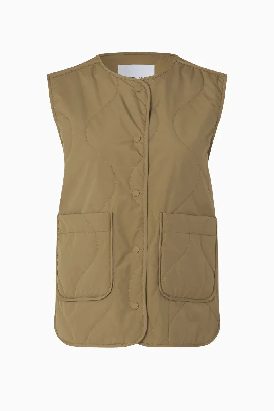 Referral Discount Samsøe Samsøe Saya Vest - Lead Grey