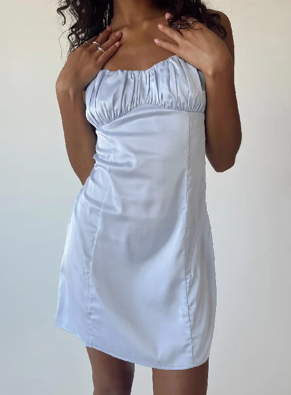 Final Clearance Zaxie Mini Dress Blue