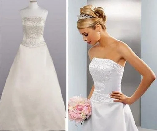 Exclusive Online Offer David's Bridal T8589LTGLD