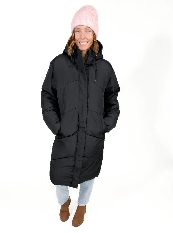 Low Prices NOISY MAY Tenley Long Jacket- BLACK -FINAL SALE