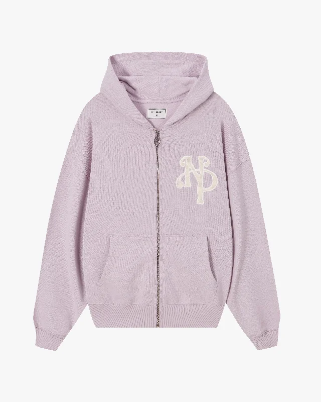 Instant Savings KILL BILL ZIP-UP HOODIE LILAC