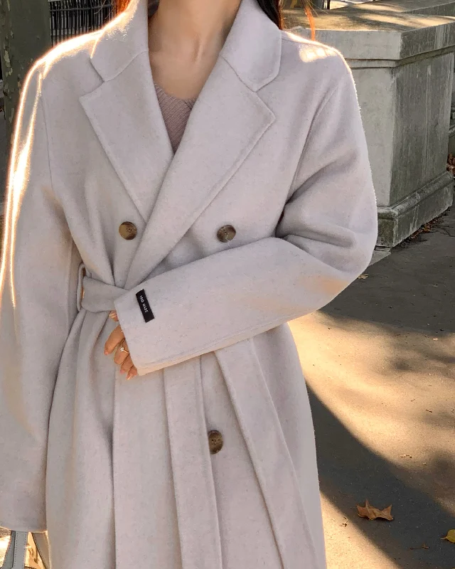 Crazy Deals Double Button Handmade Wool Coat - 100% Wool