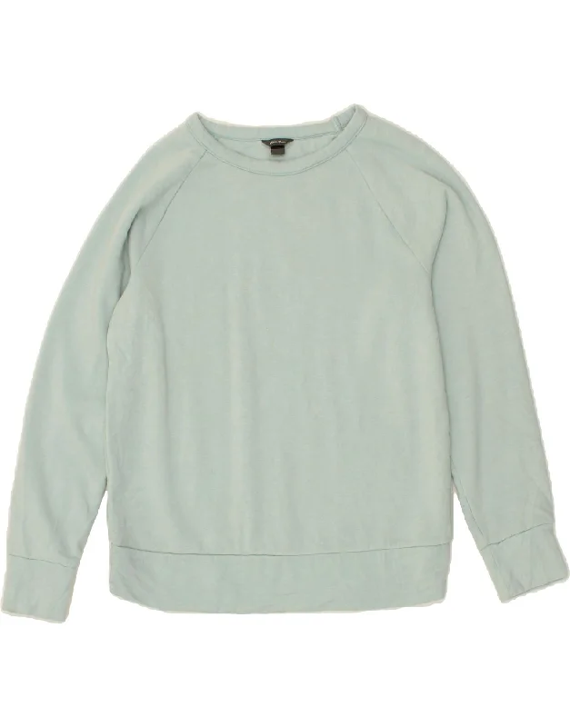 Deal Frenzy EDDIE BAUER Womens Sweatshirt Jumper UK 10 Small Blue Polyester