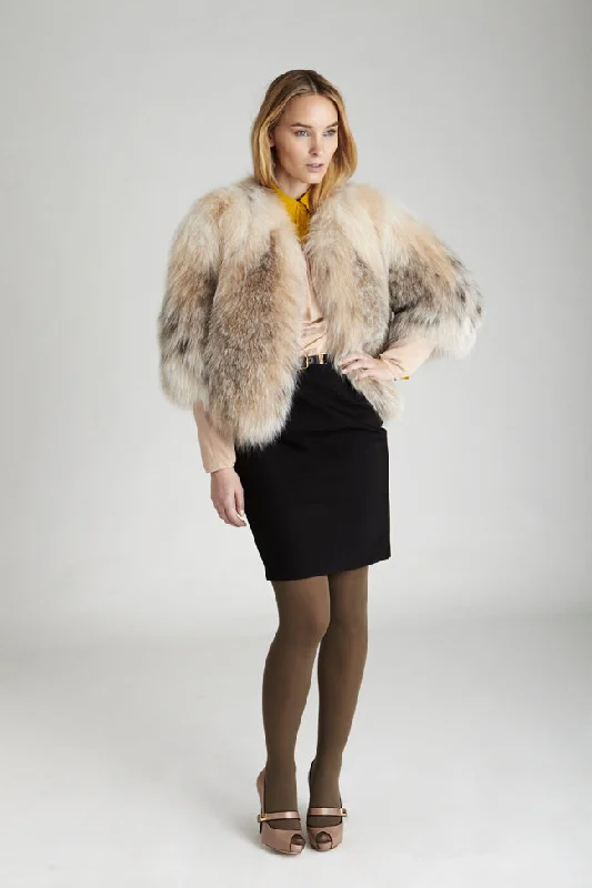 Online Only Sina Lynx Fur Bolero