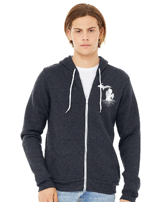 Steals and Deals Michigan Roots Zip Up Fleece