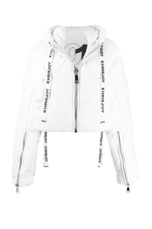Bargain Bin Khrisjoy Puff Khris Cropped Jacket - White
