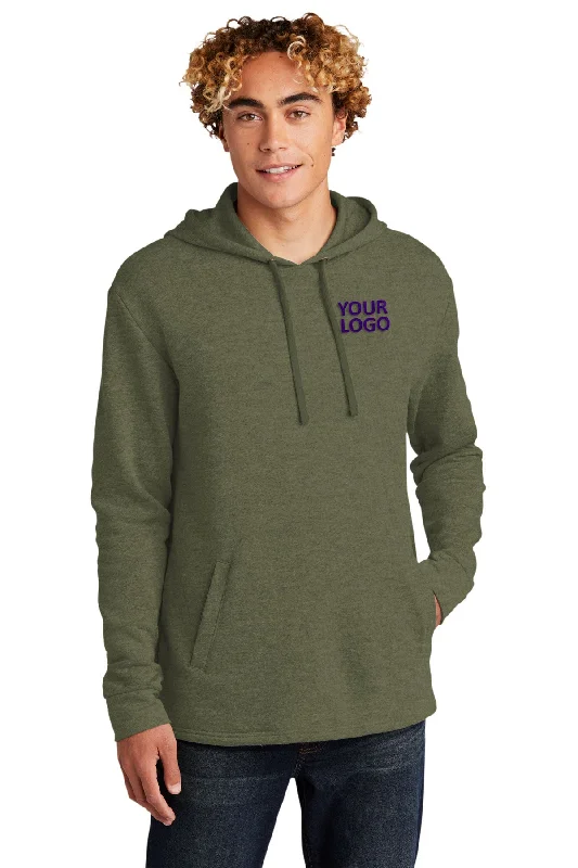 Special Buy Next Level Unisex PCH Fleece Customized Hoodies, Heather Military Green