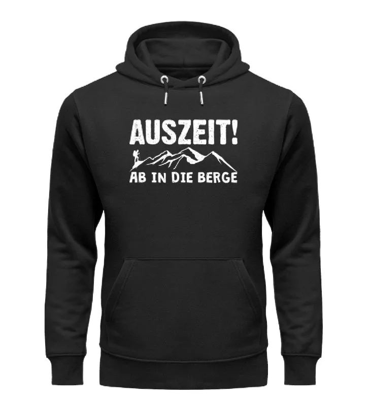 Exclusive Offers Auszeit, ab in die Berge - Unisex Premium Organic Hoodie