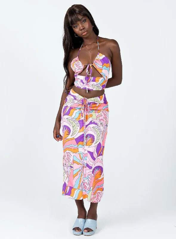 Price Drop Alert Amora Set Pink Multi