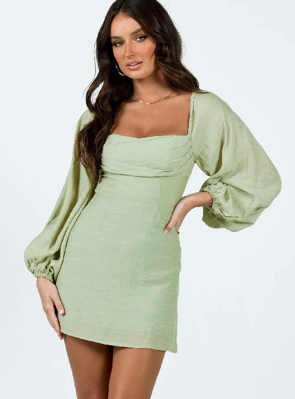 Must-Have Deals Warra Mini Dress Sage