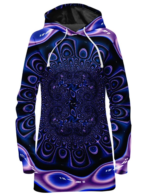 Limited Edition Vivid Warp Hoodie Dress