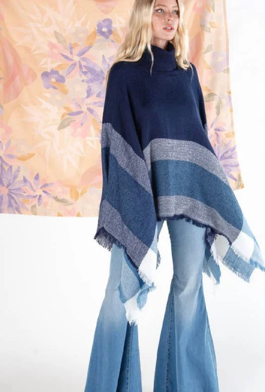 Overstock Poncho Azul