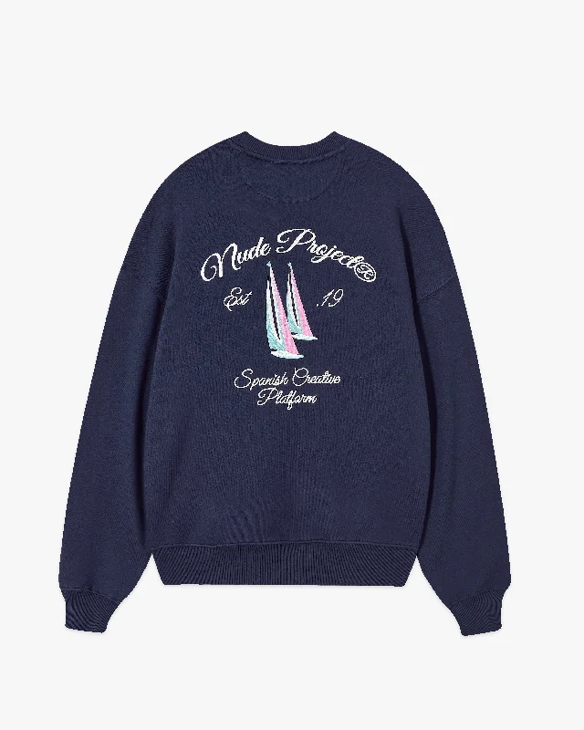 Savings Galore LIL BOAT CREWNECK NAVY
