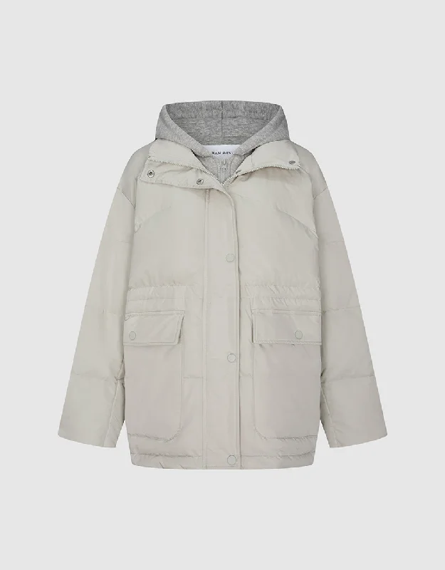 Don't Miss Hooded Straight Down Jacket