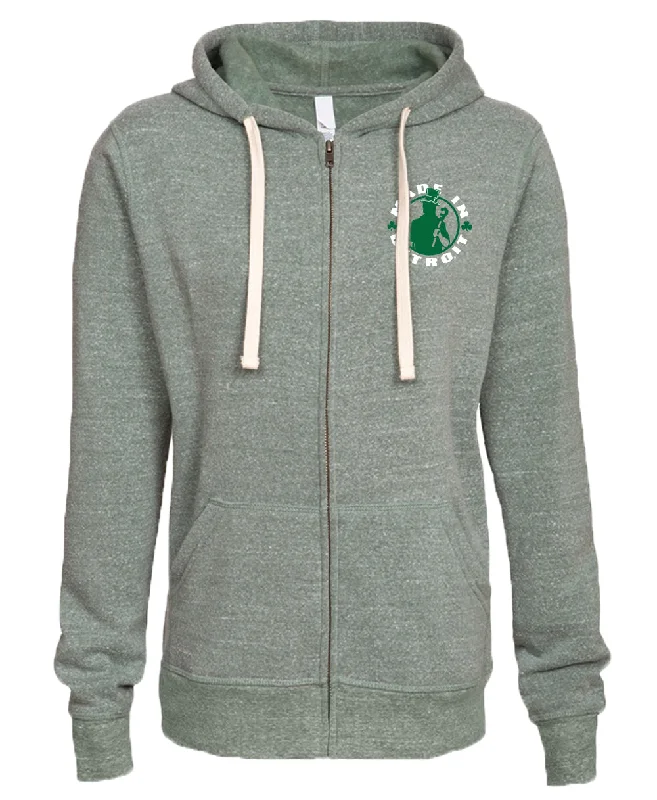 Members Only Lucky MID Ladies Zip-Up Clover Back