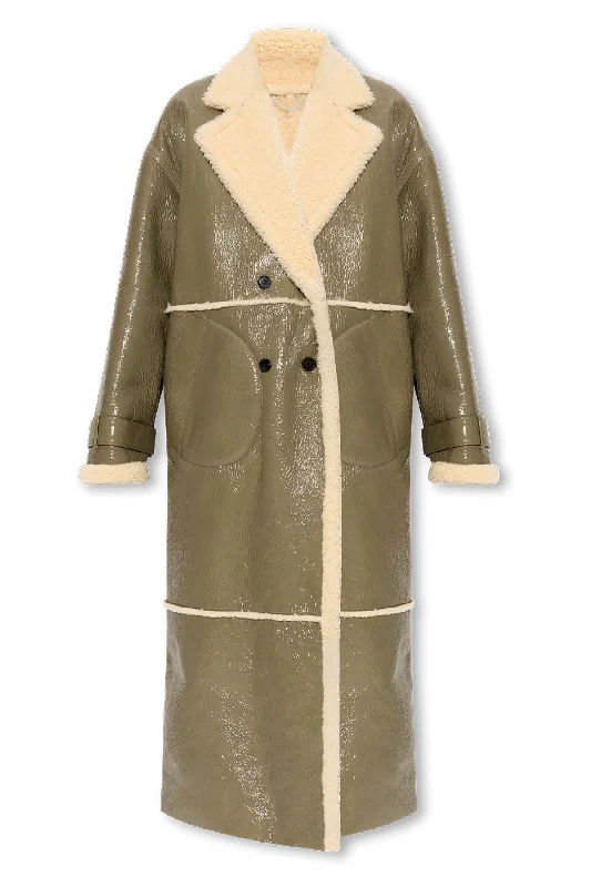 Super Deal Ines Marechal Lukas Coat - Verveine/ Beige