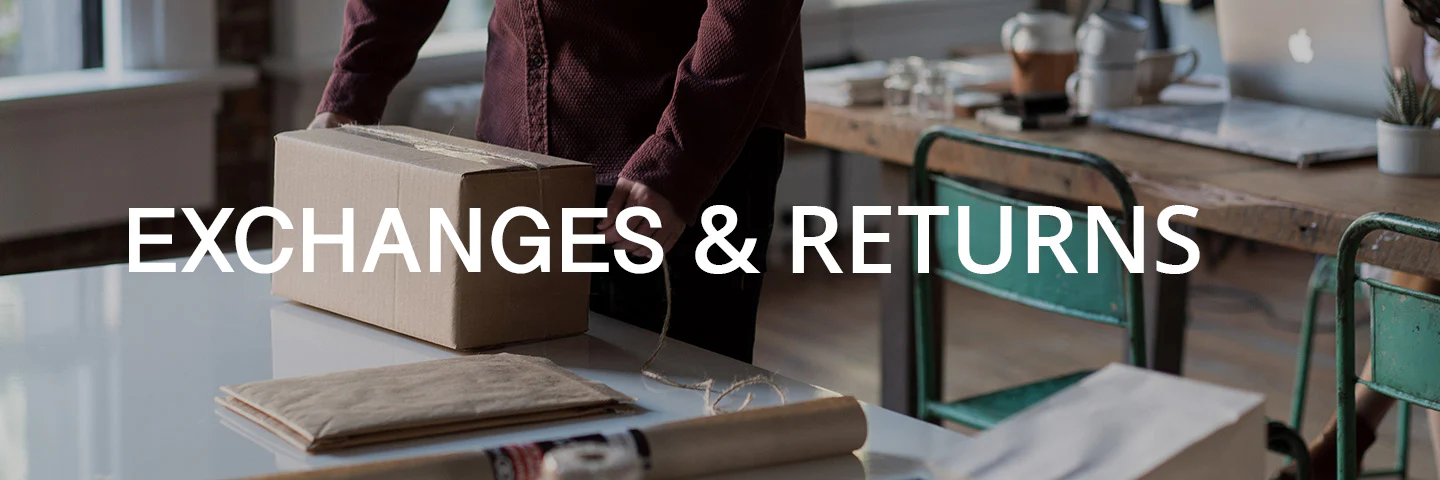 Items must be in original condition with proof of purchase.